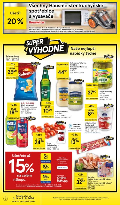 Nový leták Tesco