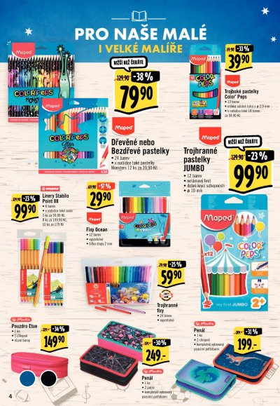 Albert Hypermarket leták - Pohádková cesta do školy. st 18. 8. –⁠ út 31. 8.