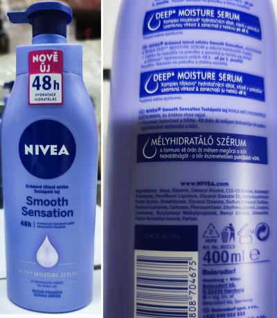 NIVEA, Smooth Sensation, 48h DEEP * MOISTURE SERUM