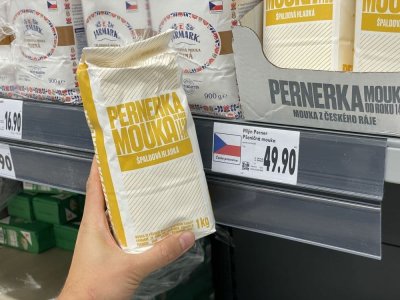 Mouka v supermarketu