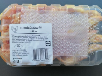 Kukuřičné kuře křídla,