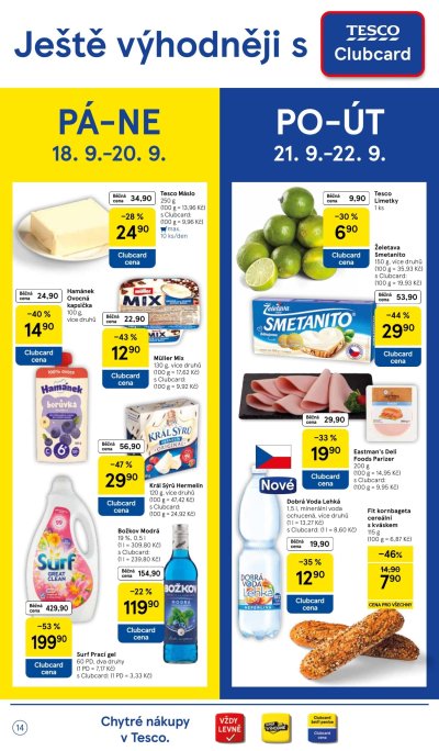 Nový leták Tesco