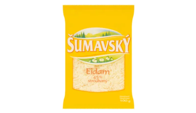 ŠUMAVSKÝ SÝR EIDAM 45 % strouhaný, 100 g