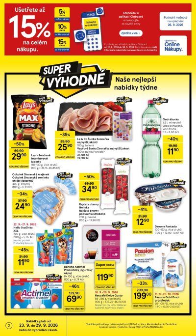 Nový leták Tesco
