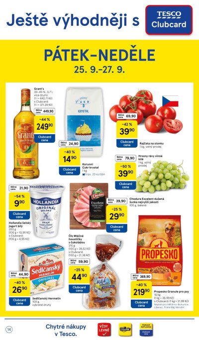 Nový leták Tesco