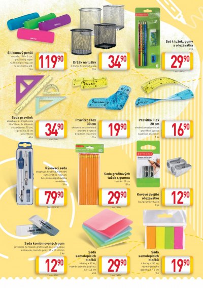 BILLA leták - Výbava pro školáky, po 26. 7. – ne 5. 9