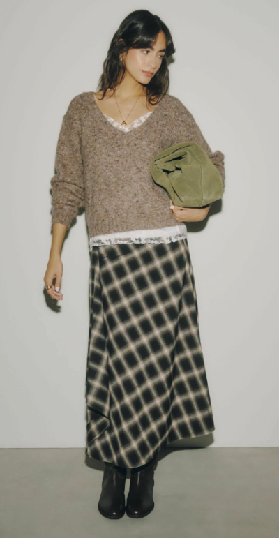 LACE VEST LAYER JUMPER - Svetr - neutral neppy