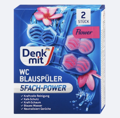 WC blok v produktovém balení
