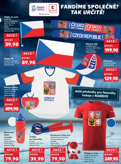 Akční nabídka pro hokejové MS v Kauflandu