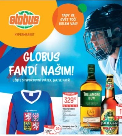 Aktuální leták Globusu s nabídkou pro fandy