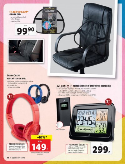 Lidl leták zpátky do lavic