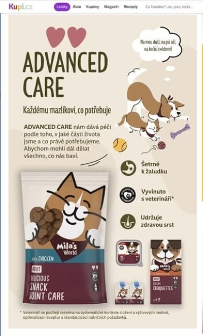 Produkty Max & Mila’s World v letáku