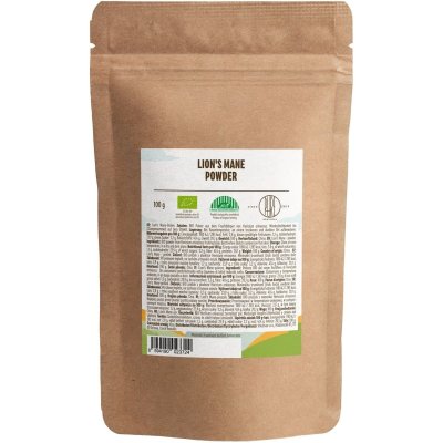 BrainMax Pure® Lion's Mane (Hericium) prášek BIO