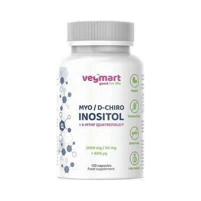 Doplněk stravy inositol  v produktovém balení