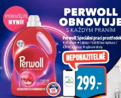 Prací prášek Perwoll