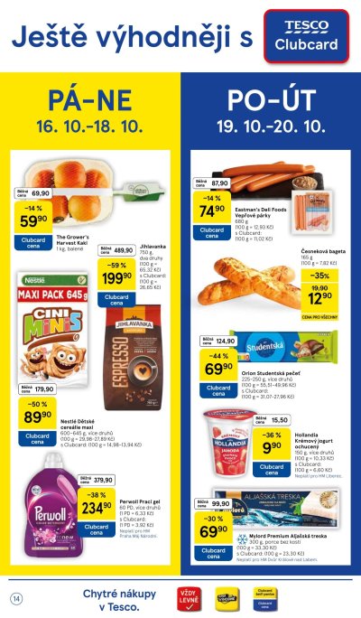 Nový leták Tesco