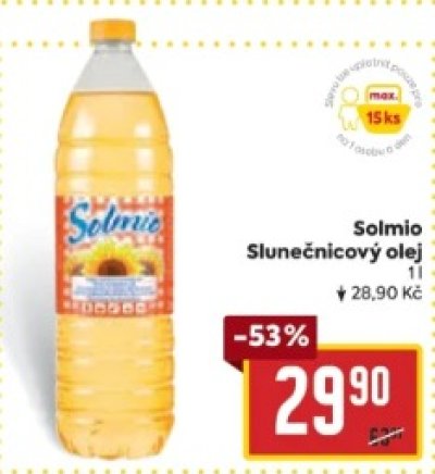 Slunečnicový olej Solmio