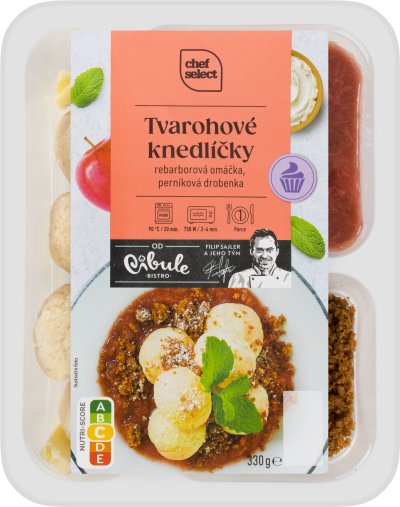 Hotové jídlo tvarohové knedlíčky