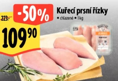 Akce na kuřecí prsní řízky v Albertu
