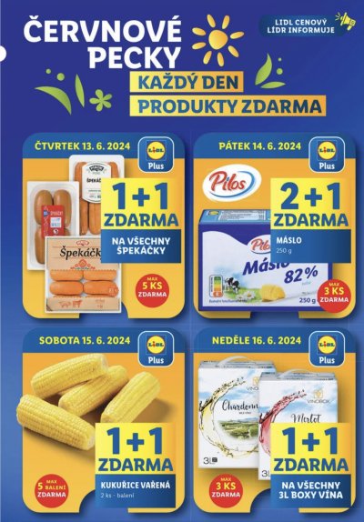 Červnové pecky v letáku Lidl