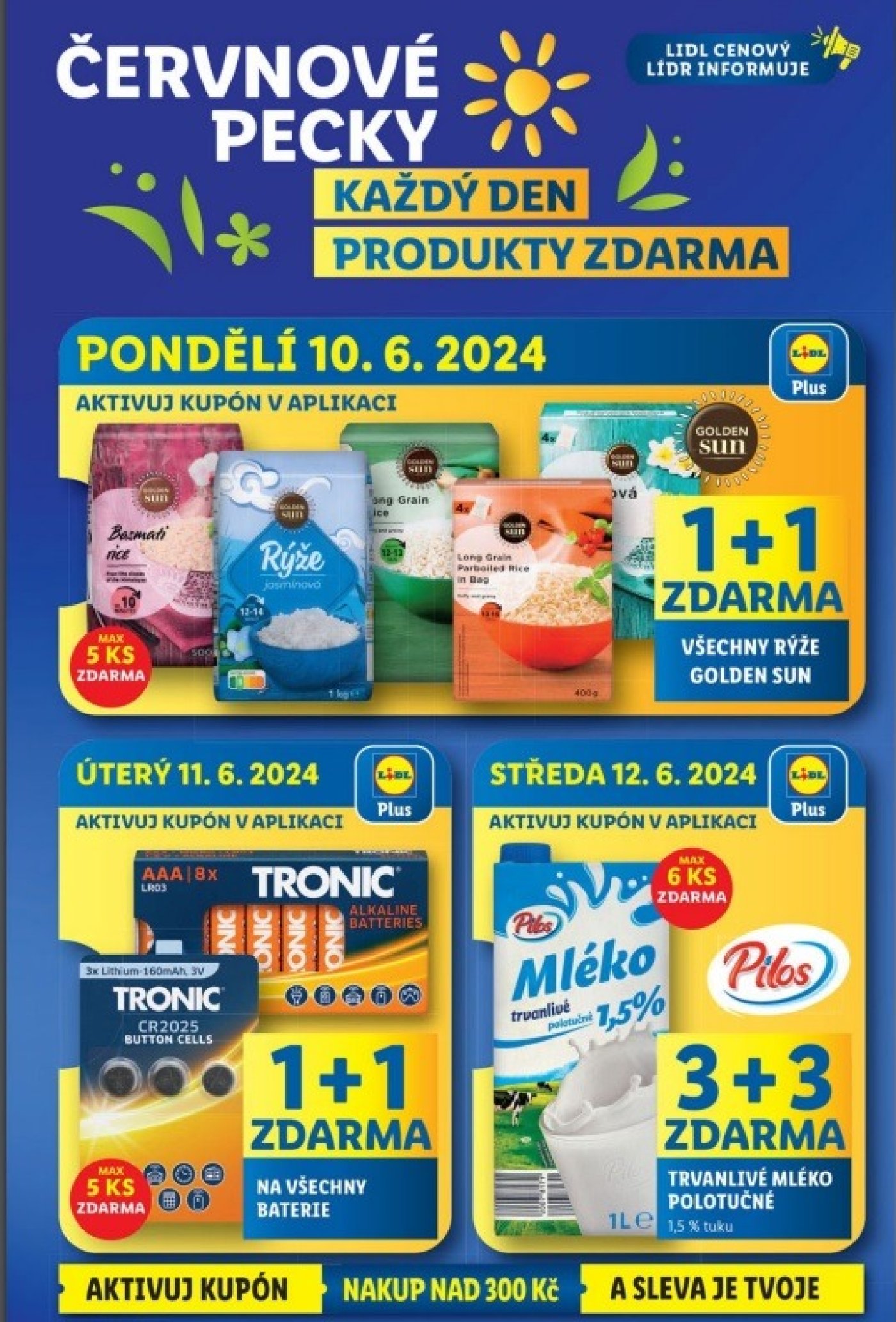 Červnové pecky v letáku Lidl