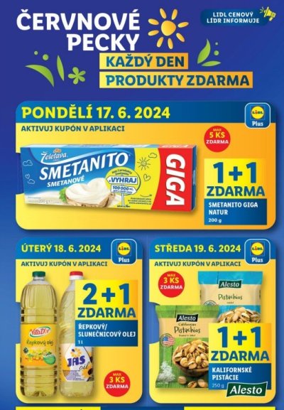 Červnové pecky v Lidlu