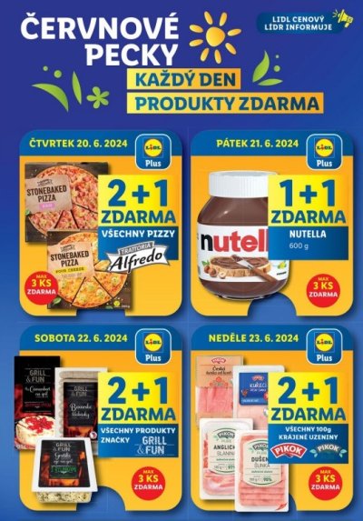 Červnové pecky v letáku Lidl