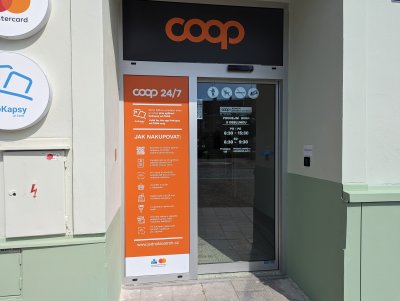 Samoobslužná prodejna 24/7 Coop Uherský Ostroh