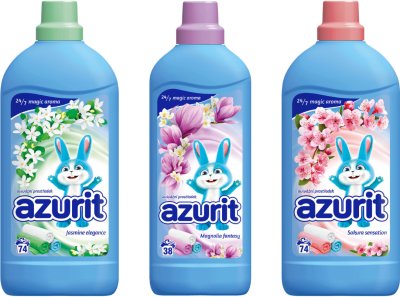 Tři modré lahve aviváže Azurit