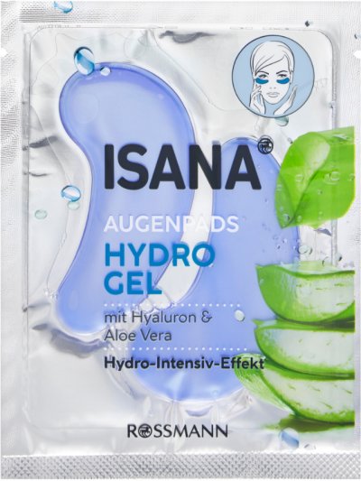 Bílo-modré balení s obrázkem kousků aloe vera