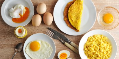 Různé druhy úpravy vajec