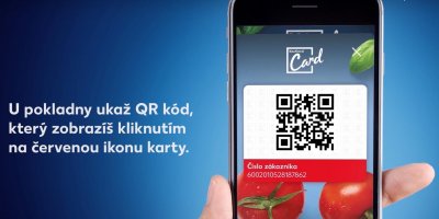 Kaufland Card u pokladny ukažte QR kód