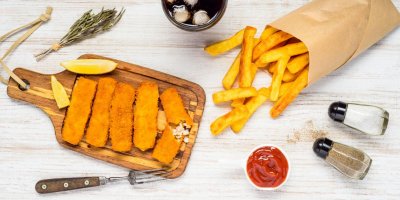 Kupte do zásoby mražené rybí prsty a hranolky