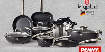 V Penny za nákupy získáte až do Vánoc nádobí Berlinger Haus se slevou až 70 %
