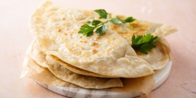 Bramborové lokše s petrželkou