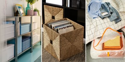 Úložný prostor lze rozšířit pomocí praktických boxů a krabic