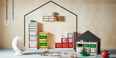 S rostoucími dětmi poroste i počet jejich věcí, a tak se začnou zvyšovat i nároky na úložné prostory