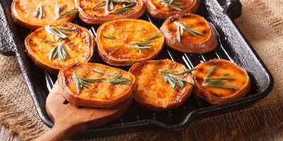 Už jste zkoušeli grilované batáty?