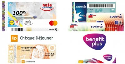 Výběr stravenek uplatitelných v obchodech je poměrně široký.