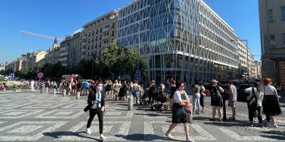 Fronta před pražským Primarkem