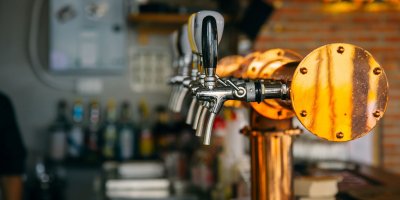 Pípa na čepování piva v hospodě