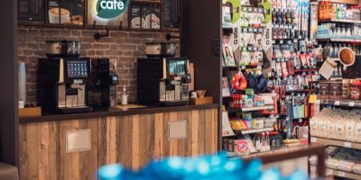 Automaty na kávu čerpací stanice Shell 