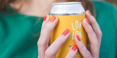 Plechovka kombuchy Yerba Maté od firmy LOKLOK