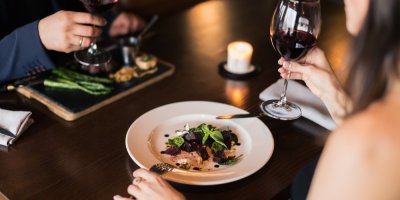 Oběd v luxusní restauraci