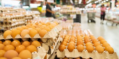 Plata vajec v supermarketu 