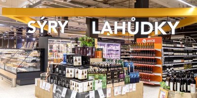 Nové řazení regálů s konceptem „světů“ v prodejnách Globus