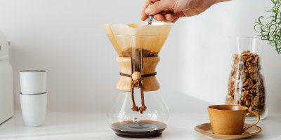 Chemex, šálek kávy