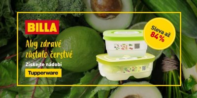 Potravinové dózy Tupperware se slevou až 84 %
