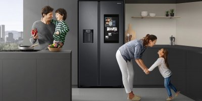 Kuchyně s chytrou lednicí Samsung Family Hub