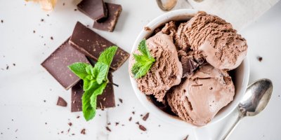 Domácí čokoládová zmrzlina